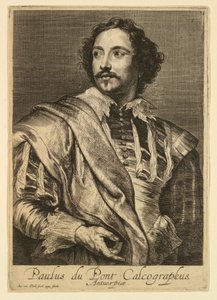 Porträtt av Paulus Pontius, från Icons Princes of Men av Anthony van Dyck