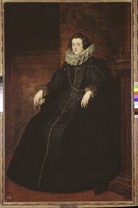 Porträtt av Policena Spinola av Anthony van Dyck