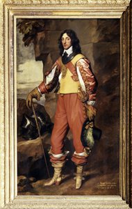 Porträtt av Sir Thomas Wharton. Han bär Strumpebandsorden. Målning av Anthony (Anthonis, Anthony, Anton eller Antoon) van Dyck (1599-1641) av Anthony van Dyck