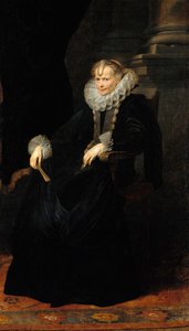 Porträtt av en kvinna från Genovese av Anthony van Dyck