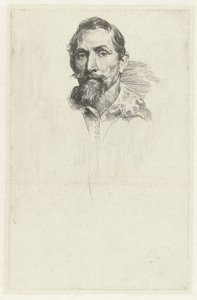 Porträtt av Frans Snijders av Anthony van Dyck