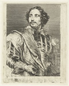 Porträtt av Paulus Pontius av Anthony van Dyck