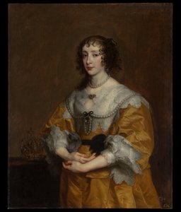 Drottning Henrietta Maria av Anthony van Dyck