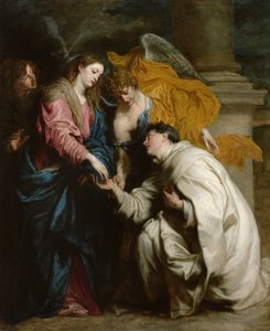 Den välsignade Hermann Josephs vision av Anthony van Dyck