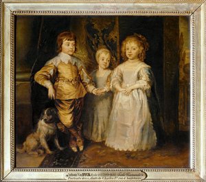 Barnen till Karl I av England; ... av Anthony van Dyck