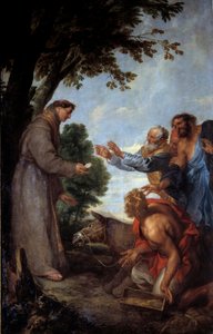 Mulans mirakel (eller Miraklet av Sankt Antonius av Padua (san antonio di padova) i Toulouse) Juden Guillards mula bugar sig inför värden som visas av Sankt Antonius av Padova och förädlar sitt mattråg. Hans herre konverterar till åsynen av denna mir