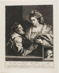 Tizian och hans älskarinna av Anthony van Dyck