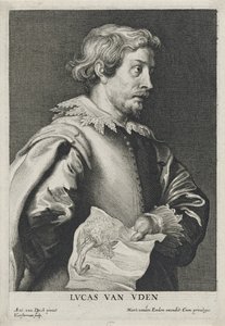 Lucas van Uden, 1630-1640 etsning av Lucus Vorsterman (1595-1675) (etsning med gravyr på lagt papper)