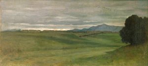 Romerskt landskap av Antoine Auguste Ernest Herbert or Hebert
