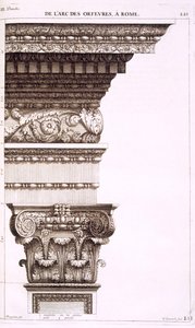 Guld- och silversmedernas båge, Rom, 1682 av Antoine Babuty Desgodets