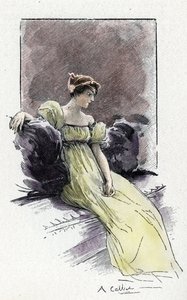 Porträtt av Josephine de Beauharnais (1763-1814) vid tiden för hans möte med Napoleon Bonaparte (1769-1821) cirka 1795 (Porträtt av Josephine de Beauharnais strax före hennes äktenskap med Napoleon Bonaparte