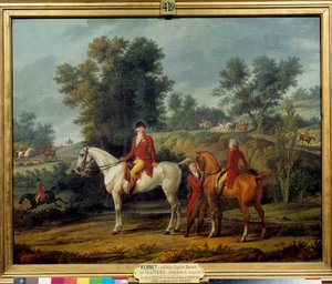 Avgång för jakt Hertig Louis Philippe II Joseph d