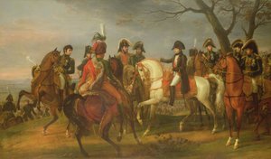 Napoleon (1769-1821) ger order före slaget vid Austerlitz, 2 december 1805, 1808
