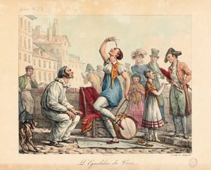 Glasbalanseraren, 1815-30 av Antoine Charles Horace Vernet