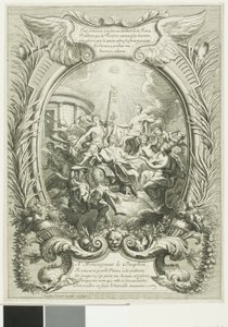 Allegori om Dauphinens ära av Antoine Coypel