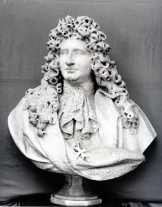 Byst av Jules Hardouin Mansart (1646-1708) 1698 (marmor)