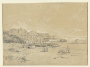 Utsikt över Chiatanone Utsikt över Chiatanone v. av Äggslottet av Antoine Eugène Ernest Buttura