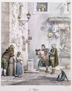 Pipers, av Antoine-Jean-Baptiste Thomas (1791-1833). 1800-talet.