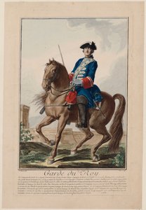 Garde du roi kungens livvakt, 1756. av Antoine Jean De Fehrt