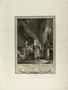 Att gå till sängs, från Monument du Costume Physique et Moral de la fin du Dix-huitième siècle