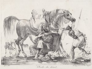 Desert Arab (Desert Arab) av Antoine Jean Gros