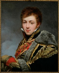 Franska: Porträtt av greve Honoré de La Riboisière (1788-1868) av Antoine Jean Gros