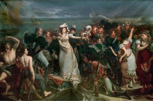 Marie Therese, hertiginna av Angouleme ... (olja på duk) av Antoine Jean Gros