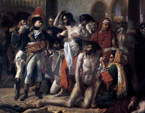 Napoleon Bonaparte besöker pesten i Jaffa, 11 mars 1799, 1804.