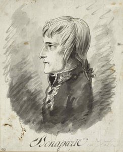 Napoleon Bonaparte, chef för Italiens armé, ca 1797. av Antoine Jean Gros