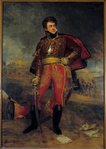 Porträtt av general greve Francois Fournier Sarloveze (1773-1827) Målning av Antoine Jean Gros (1771-1835) av Antoine Jean Gros