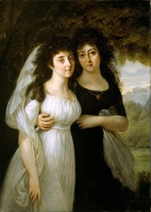 Porträtt av systrarna Maistre av Antoine Jean Gros