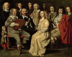 Franska: Réunion musicale, dit aussi Réunion de famille Den musikaliska återföreningen