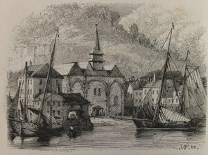 Normandie Jules Janin illustration 130 av Antoine Leon Morel Fatio