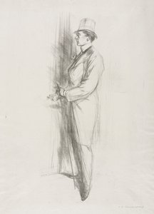 Sir Max Beerbohm av Antoine Louis Barye