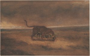 Tiger av Antoine Louis Barye