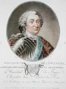 Woldemar de Lowendal (1700-55) 1787, från 