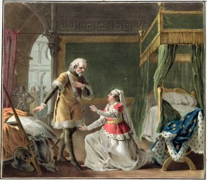 Den heroiska hängivenheten hos Marguerite av Provence (1219-95) 1787 av Antoine Louis Francois Sergent Marceau