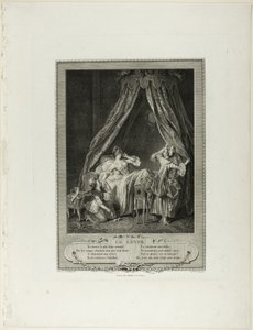 Rising, från Monument du Costume Physique et Moral de la fin du Dix-huitième siècle av Antoine Louis Romanet