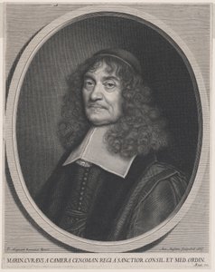 Marin Cureau de la Chambre av Antoine Masson after Pierre Mignard I