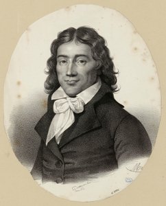 Porträtt av Camille Desmoulins av Antoine Maurin