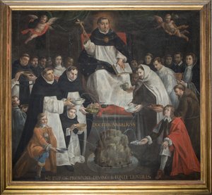 St Thomas av Aquino av Antoine Nicolas