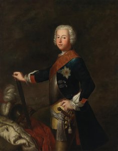 Porträtt av Fredrik II av Preussen som kronprins av Antoine Pesne