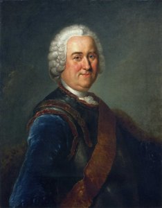 Porträtt av fältmarskalk James Keith av Antoine Pesne