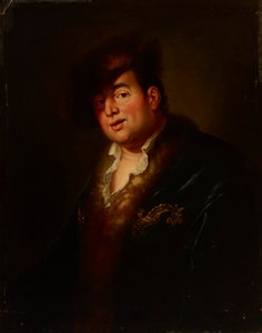 Porträtt av Johann Melchior Dinglinger (1664-1731) av Antoine Pesne