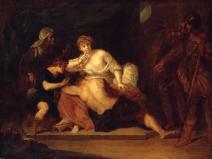 Simson och Delila av Antoine Pesne
