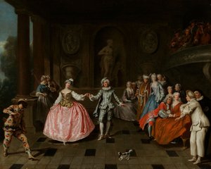 Maskeradbalen av Antoine Pesne