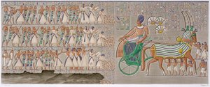Forntida egyptiska färgade basreliefer, 1822 av Antoine Phelippeaux