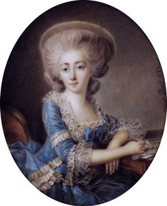 Madame de Montesson (1738-1806), av Antoine Vestier (1740-1824)