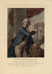 Porträtt av Henri Masers de Latude 1725-1805, 1790