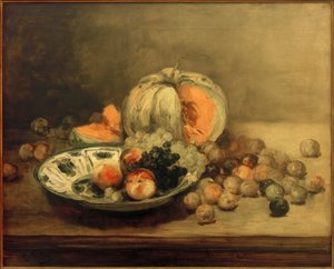 Kinesisk skål med frukt